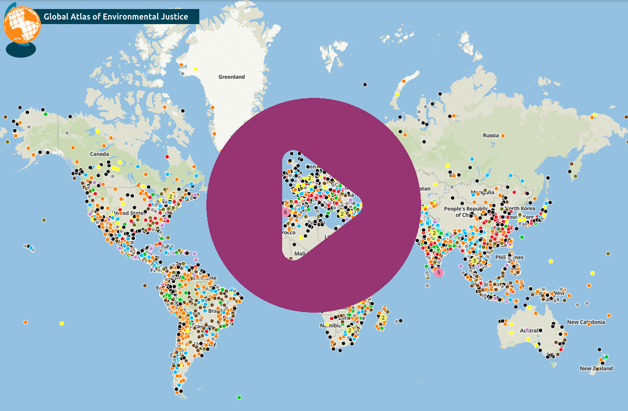 Environmental Justice Atlas, un visor para conflictos ambientales